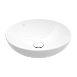 Villeroy & Boch 4A450001 - Lavoar pentru montare pe blat LOOP&FRIENDS, Ø 38 cm, ceramică albă