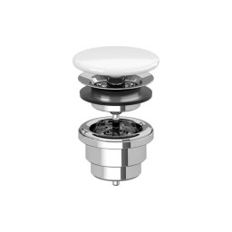 Villeroy & Boch 68080001 - Ventil de scurgere pentru lavoar, ceramică/crom lucios