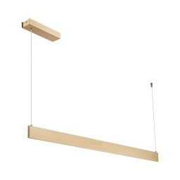Lustră LED LINEA suspendată pe cablu, 36W, 230V, 3000/4000/5700K, CRI 90, auriu