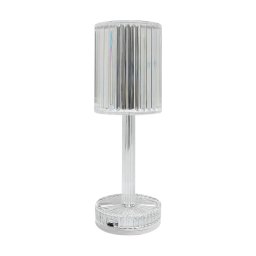 Lampă de birou tactilă reîncărcabilă SIMPLE LED/1W/5V 2400 mAh 3000-6000K transparentă