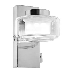Osram - Aplica LED de perete pentru baie ORBIS FLAME, 5,5 W, 230 V, IP44, crom