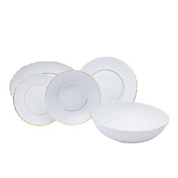 MINERVA - Serviciu de masa portelan (6 persoane - 20 de piese)