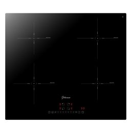 Plita incorporabila STARCREST SIH-6262, Inductie, 4 Zone de gatit, Slider Touch Control, Booster, Functie Keep Warm, Timer, Sticla Neagra Kanger