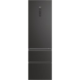 Aparate Frigorifice HTW5620DNPT, 414 l, Total No Frost, Clasa D, WiFi, MyZone, Humidity Zone, SuperCooling, SuperFreezing, Holidays, H 205 cm, Negru