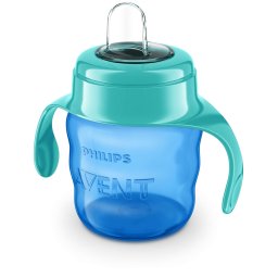 Philips AVENT Cana cu tetina moale si manere 6 luni 200 ml
