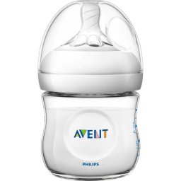 Biberon de rezerva Philips Avent, 125 ml, cu tetina silicon, S