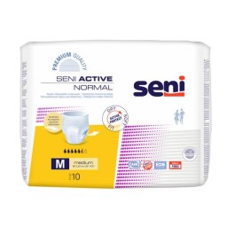 Chilot absorbant Seni Active Normal Medium (M), 10 buc, 5.5 picaturi