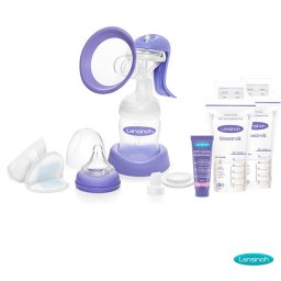 Kit alaptare cu pompa de san manuala Lansinoh