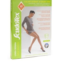 Ciorapi compresivi pentru gravide Scudotex 7-9 mmHg 40 DEN, negru