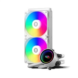 COOLER PCCooler DA240 ARGB, skt. Intel si AMD, racire cu lichid, 2 x 120mm, 500 - 1800 RPM, iluminare RGB adresabil, afisaj digital, alb DA240 ARGB WH (timbru verde 2.00 lei)
