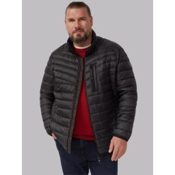 s.Oliver Big Sizes Jacheta barbati, fara gluga cu buzunare oblice si croiala Regular fit, Negru (SELECTATI MARIMEA: 5XL)