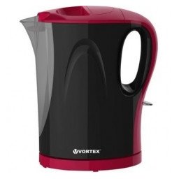 RESIGILAT – FIERBATOR DE APA VORTEX VO4003BK, Putere 2200W, Capacitate 1.7L, Negru/Rosu