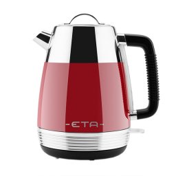 RESIGILAT - Cana electrica fierbator ETA Storio 918630, 2150 W, 1.7 L, otel inoxidabil, design retro, rosu