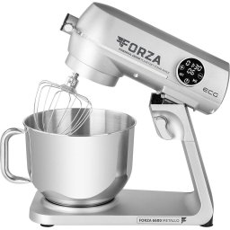RESIGILAT - Robot de bucatarie ECG FORZA 6600 Metallo Argento, 1800 W, 6,5 litri, LCD, sistem de amestecare planetar