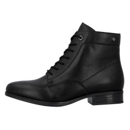 Ghete dama, Rieker, 77030-00-Negru, casual, piele ecologica, cu toc, negru (Marime: 38)