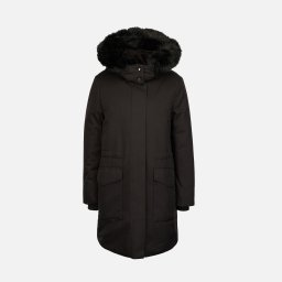 Parka neagră pentru femei Geox Spherica