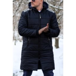 Geaca neagra barbati cu gluga - ACTIVe