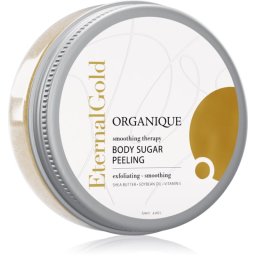 Organique Eternal Gold Smoothing Therapy exfoliant din zhar pentru netezire cu particule stralucitoare 200 g