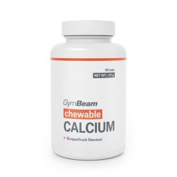 GymBeam Tablete masticabile de calciu 90 tab. grapefruit