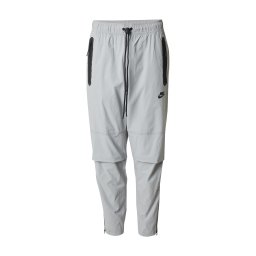 Nike Sportswear Pantaloni gri deschis / negru