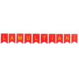 Banner carton La multi ani rosu