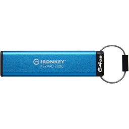 Memorie USB 64GB IronKey Keypad 200 FIPS140-3 Lvl3 AES-256