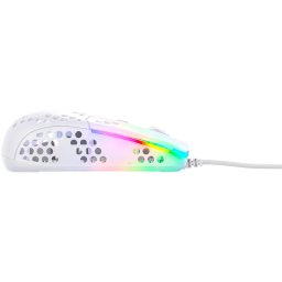 Mouse Xtrfy MZ1 RGB – Gaming, USB, optic până la 19.000 DPI, 6 butoane + scroll, design special Rocket Jump Ninja, white