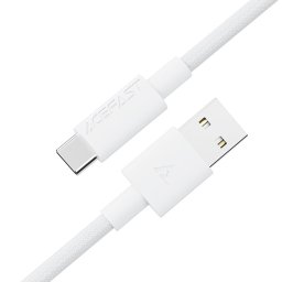 Cablu Acefast (C18-04) - USB to Type-C, Fast Charging, 3A, BendResistant, Nylon Braid, 1.2m - White