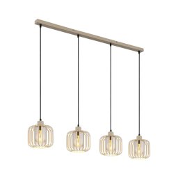 Globo ALFRED 15758-4H - Lustră suspendată pe cablu, 4xE27/40W/230V