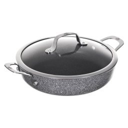 Tigai si seturi Patelnia BALLARINI Salina Granitium głęboka z 2 uchwytami granitowa 24 cm 75002-811-0