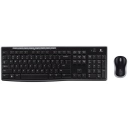 Tastatura MK295, CZ Czech, QWERTZ, Wireless + Mouse Negru