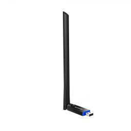 ADAPTOR RETEA Tenda AC650, extern wireless 2.4 GHz, USB 2.0 port, 650 Mbps, antena externa x 1, U10 (timbru verde 0.18 lei)