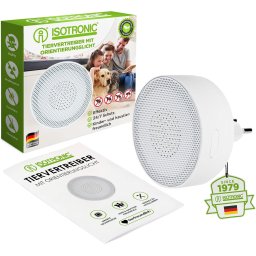 Aparat Anti Șoareci și Șobolani cu Ultrasunete pentru Interior – ISOTRONIC Pest Protection 30 m², 230V, cu Lumină de Orientare