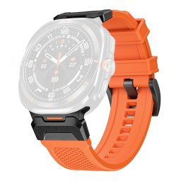 Curea pentru Samsung Galaxy Watch Ultra 47mm - Techsuit Watchband (W068) - Orange / Black