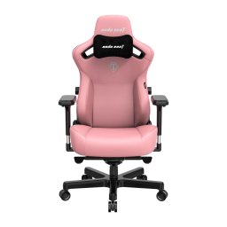 Scaun de gaming ergonomic Kaiser 3 L, piele ecologică, roz, rotativ