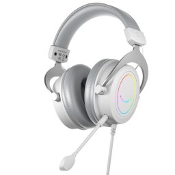 Casti Căști gaming AmpliGame RGB cu microfon de studio over-ear