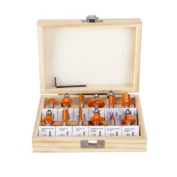 Set Freza Lemn 12 buc 8 mm Evotools 681454