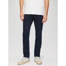 Blugi barbati Nelio, cu talie medie, croiala Slim Fit, Slim Leg, Indigo (SELECTATI MARIMEA: 38, SELECTATI LUNGIMEA: 32)