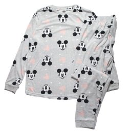 Pijamale din velur pentru femei, plus size Minnie Mouse