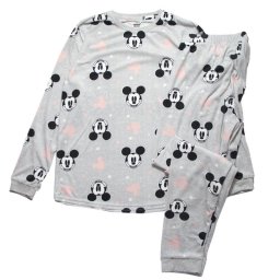 Pijamale din velur pentru femei, plus size Minnie Mouse