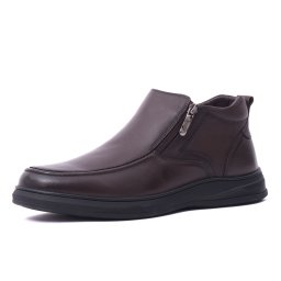 Ghete barbati din piele naturala, Otter, L1L170007B 02-N, maro
