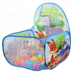 Tarc tip piscina cu 50 bile si cos de baschet