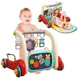 Antemergator si saltea de joaca Multistage Baby Walker 3 in 1 pentru bebelusi