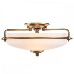 Plafoniera Quoizel Griffin, alama, QZ-GRIFFIN-F-WS