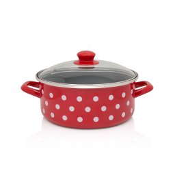 Oala Metalac '368861 | 4.75L, 24cm, Rosu