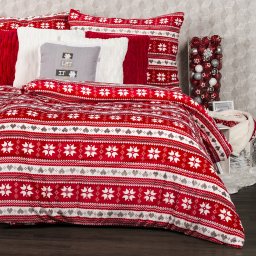 Lenjerie pat Crăciun 4Home Vis de iarnă, microflanel, 140 x 220 cm, 70 x 90 cm