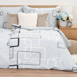 Lenjerie de pat 4Home Square bumbac creponat, 140 x 200 cm, 70 x 90 cm