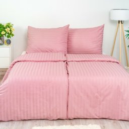 Lenjerie de pat atlas grádl roz, 140x 200 cm, 70 x 90 cm, roz vechi, 140 x 200 cm, 70 x 90 cm