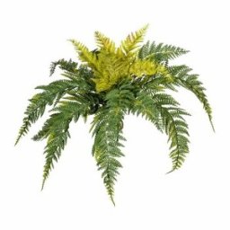 Planta artificială ferigă de Boston, verde