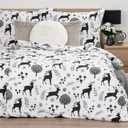 Lenjerie de pat din flanel 4Home Autumn Forest, 220 x 200 cm, 2 buc. 70 x 90 cm